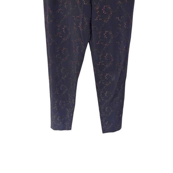 Garfield & Marks Audrey Embroidered Pants Black Office Work Straight Leg Size 2 - Picture 8 of 13